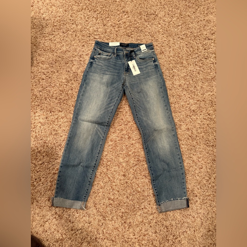 Judy Blue Women's Blue Boyfriend Jeans